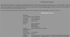 Desktop Screenshot of chilliwack.vccc.com